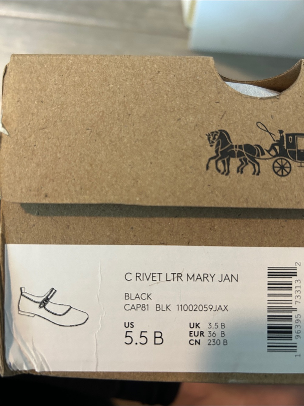 Coach Black Leather Mary Jane Shoes with Buckle - Picture 2 of 5